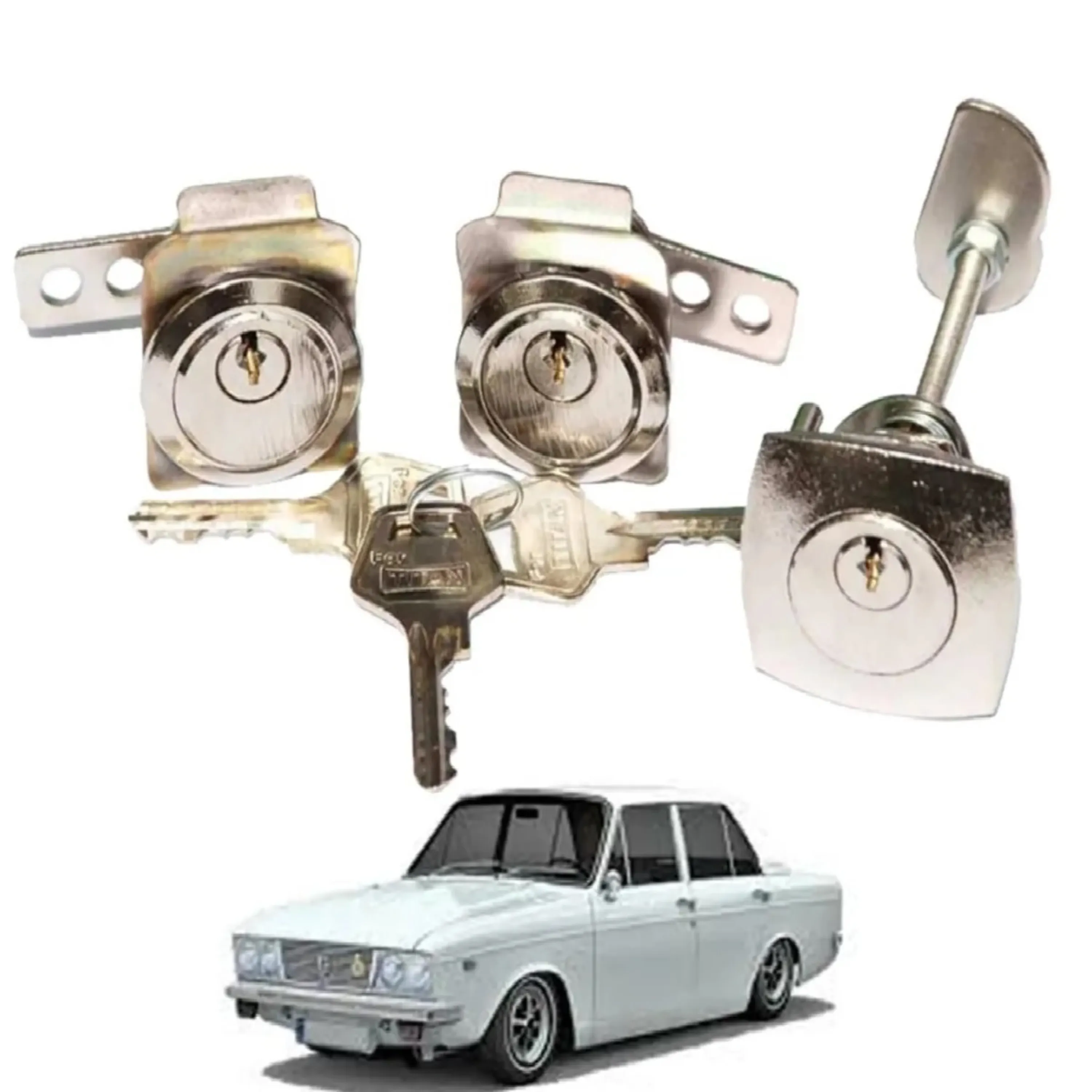 قفل صندوق پیکان با کلید دو کفه قفل صندوق پیکان با کلید دو کفه